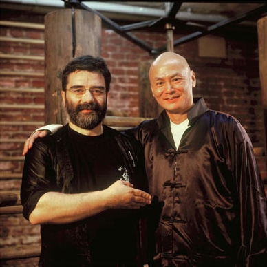 Gordon Liu mit Sifu Alan Baklayan
